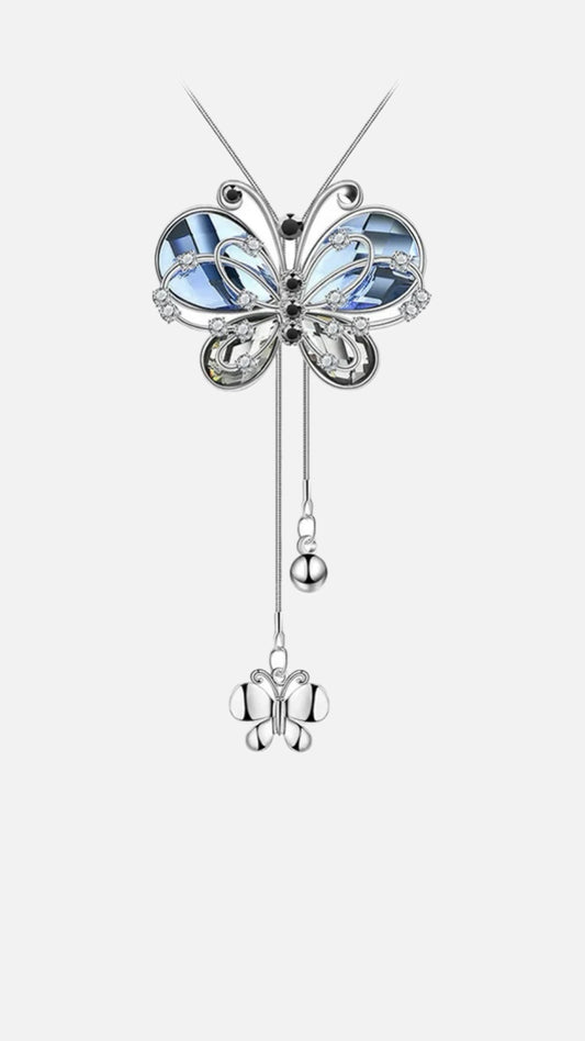 Cute Crystal Butterfly Chain Happy Phoenix