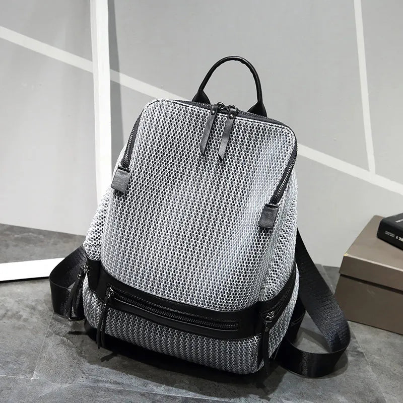 Casual Nylon Mesh Backpack Happy Phoenix