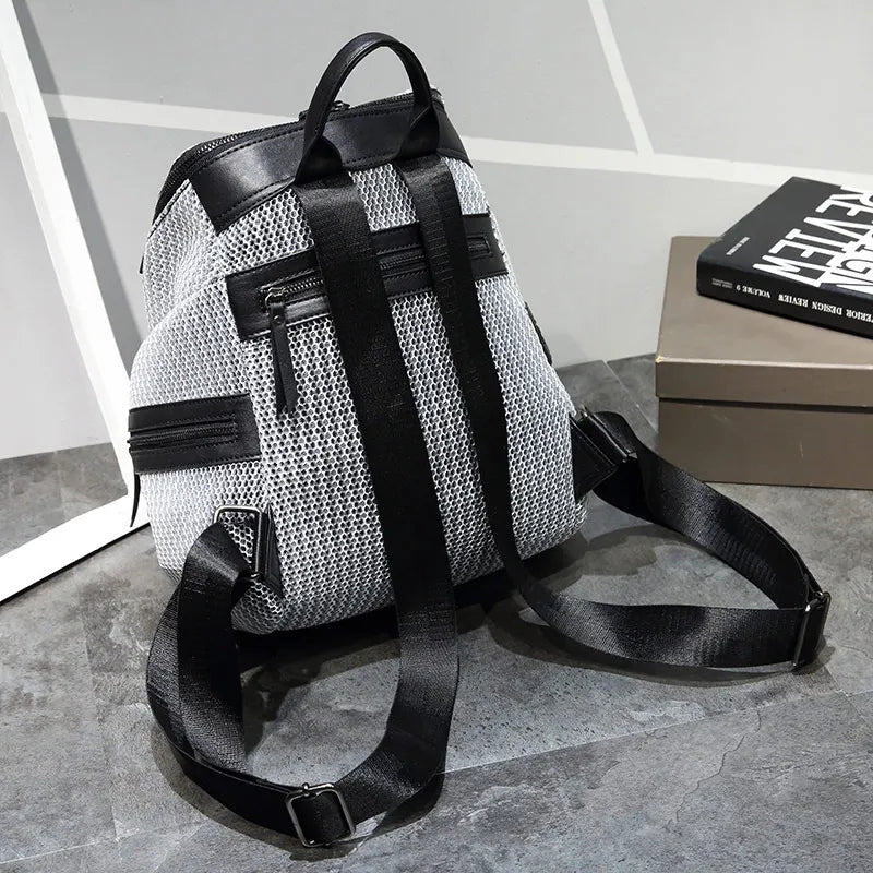 Casual Nylon Mesh Backpack Happy Phoenix