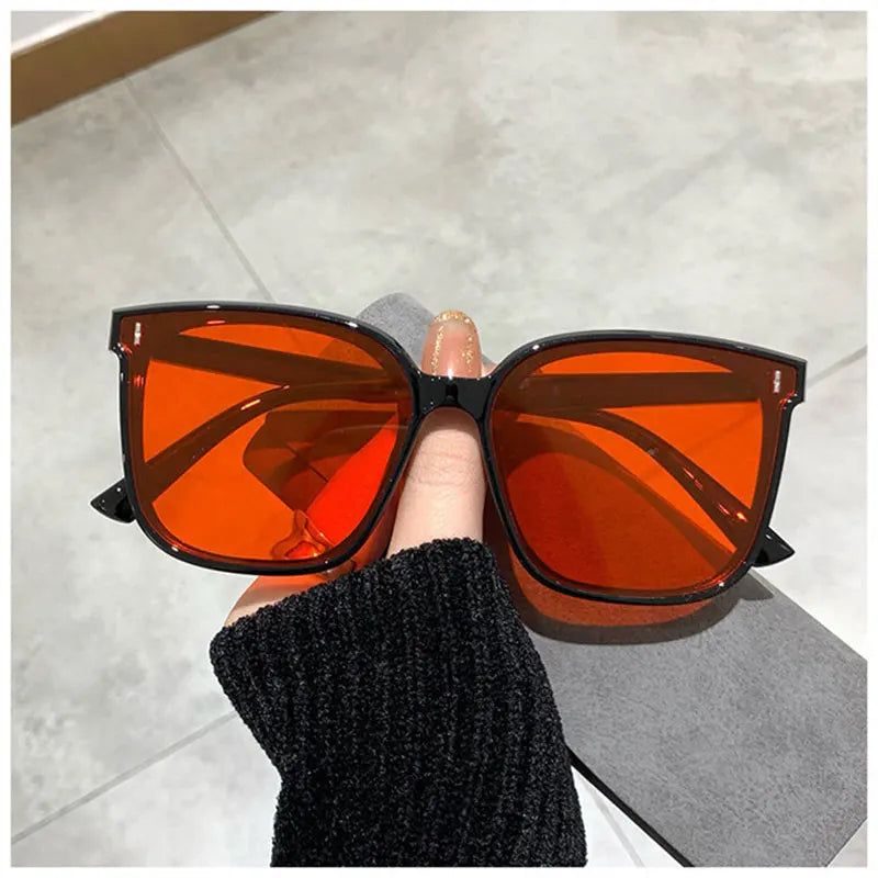 Oversized Vintage Square Retro Sunglasses Happy Phoenix