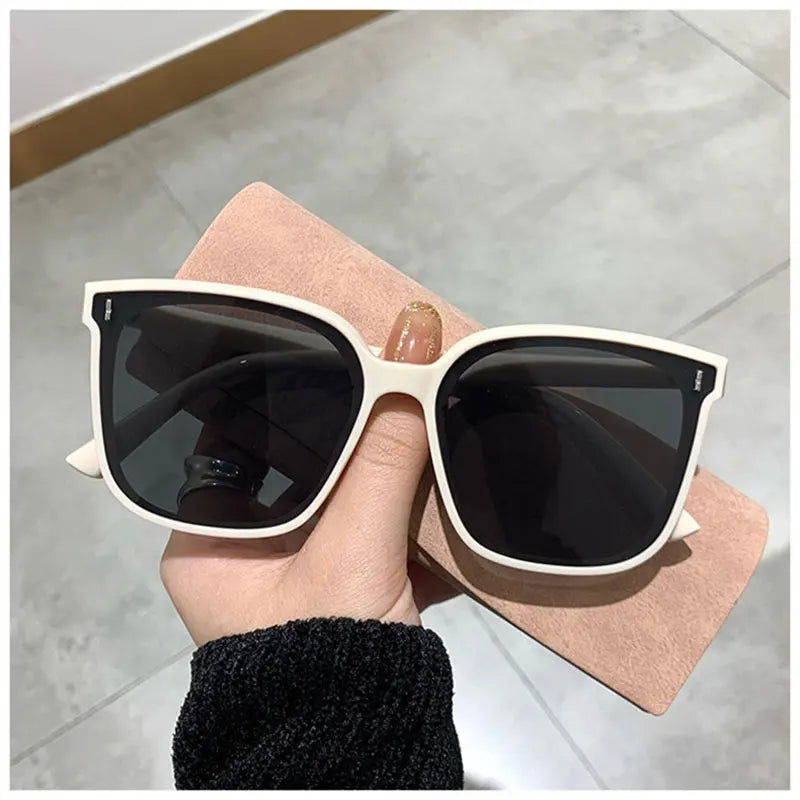 Oversized Vintage Square Retro Sunglasses Happy Phoenix