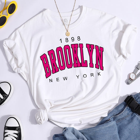 Brooklyn New York Women Graphic T Shirt Happy Phoenix