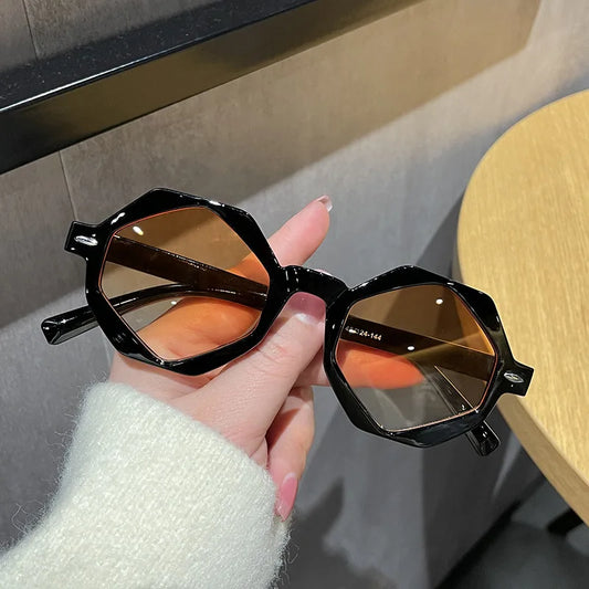 Polygon  Hip Hop Retro Style Sunglasses Happy Phoenix