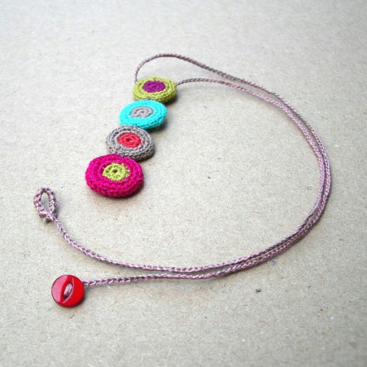 Crochet Simple Necklace Happy Phoenix